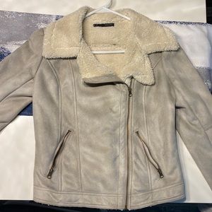 Maurice’s faux suede tan jacket